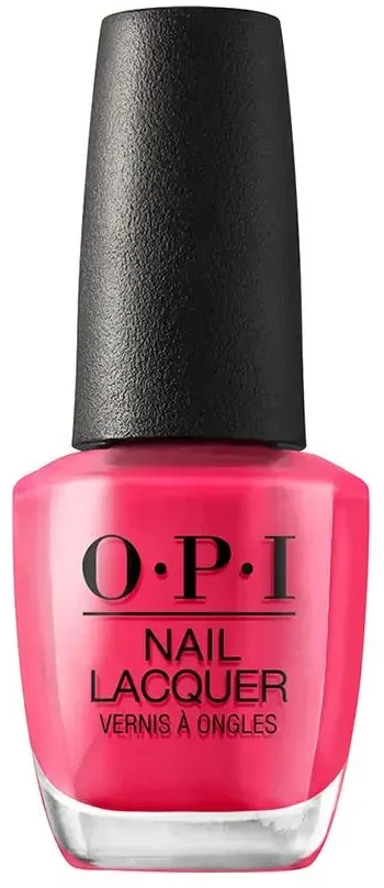 Opi Nail Lacquer Esmalte De Uñas Duración Hasta 7 Días Charged Up Cherry, 15 ml