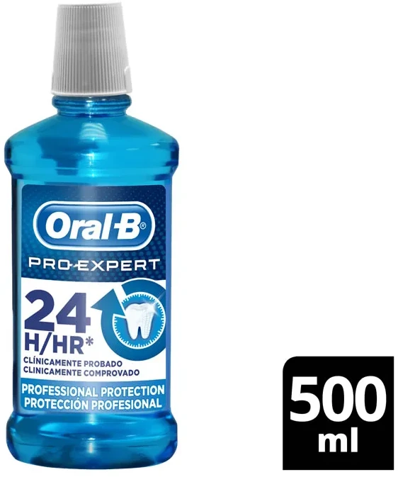 "Oral-B Pro-Expert Professional Protection Fresh Mint" burnos skalavimo skystis 500 ml
