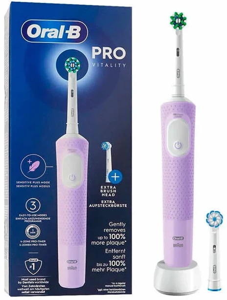 Oral-B Elektrinis Dantų Šepetėlis Vitality Pro Violetinis