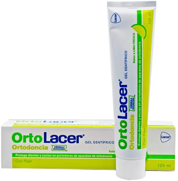 Ortolacer Dantų pasta Gel Fresh Lime Flavour 125 ml