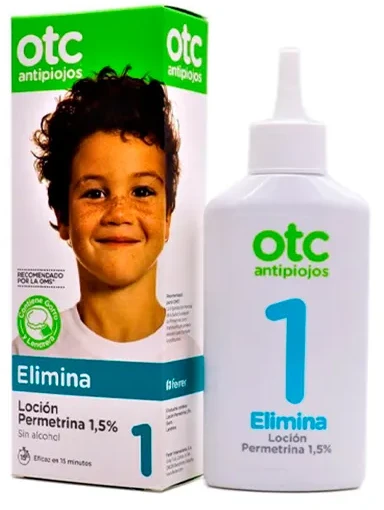 Otc Permethrin losjonas nuo utėlių, 1.5% 200ml