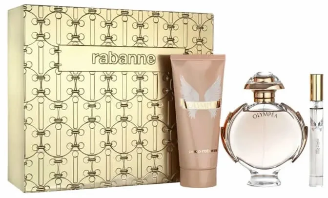 Paco Rabanne Olympea Eau De Parfum Purškiklis 80ml Set 3 Pieces
