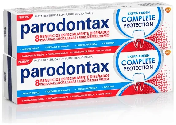 Parodontax Extra Fresh Complete Protection dantų pasta 2x75ml