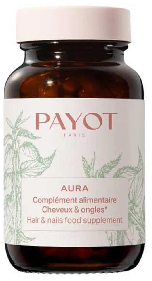 Payot Aura plaukų ir nagų maisto papildas, 60 vnt