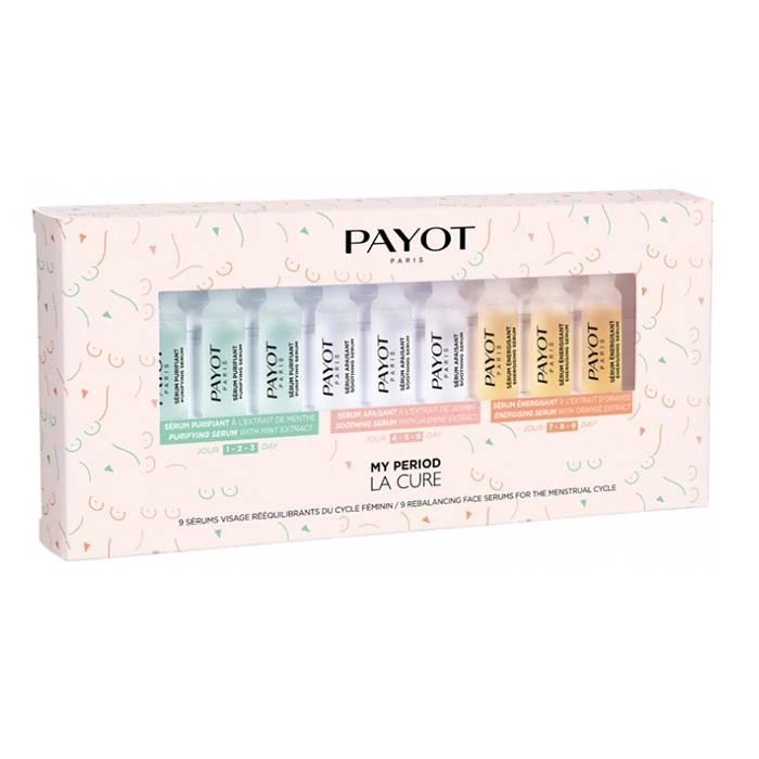 Veido ampulės Payot My Period La Cure, 9x1.5ml