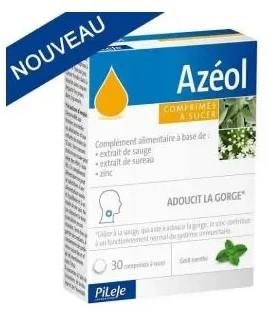 Pilege Azéol gerklė 30 tablečių