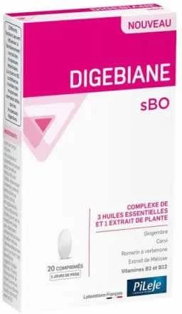 Pileje Digebiane sBO maisto papildas virškinimui 20 tabletės