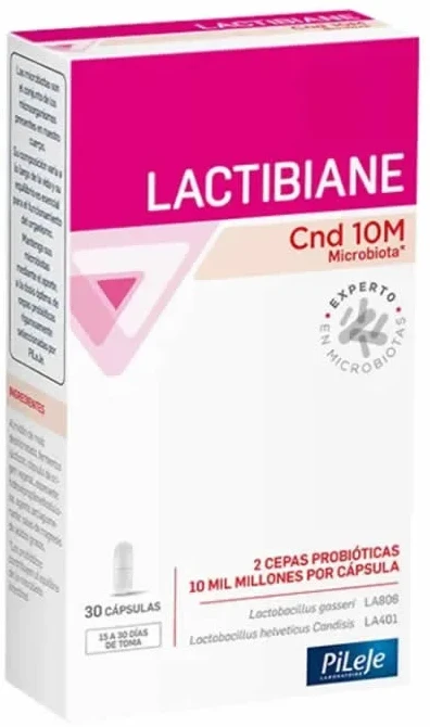 Pileje Lactibiane Cnd 10m 30 kapsulių