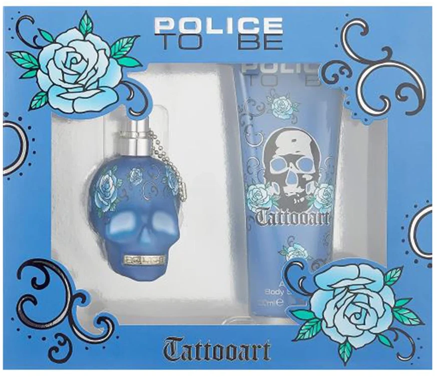 Police to Be Tattooart Eau De Parfum, 40 ml Purškiklis Locion Corporal Perfumada, 200 ml