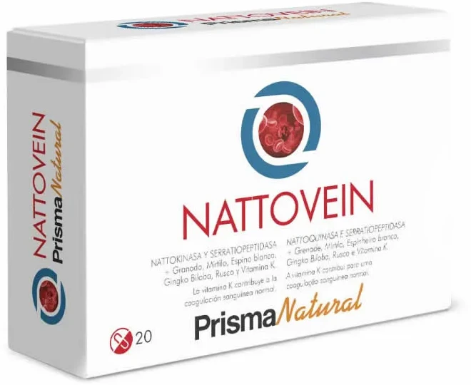 Prisma Natural Nattovein maisto papildas 20 kapsulių