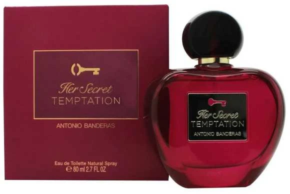 Antonio Banderas Her Secret Temptation EDT tualetinis vanduo moterims, 80 ml