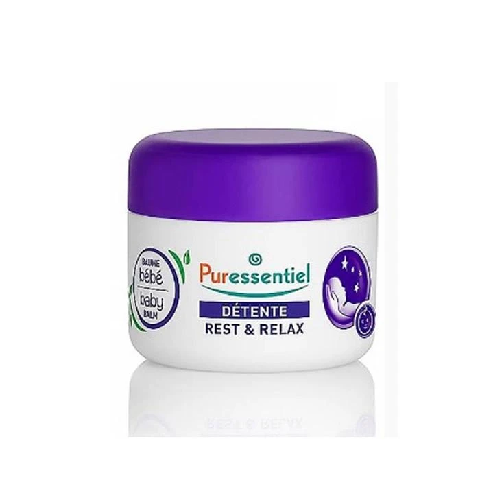 „Puressentiel Baby“ – raminamasis ir drėkinamasis kūno balzamas visam kūnui su eteriniais aliejais, 30 ml