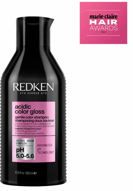 Redken Acidic Color Gloss Champú Sin Sulfatos Potencia El Brillo De Tu Color, 500 ml
