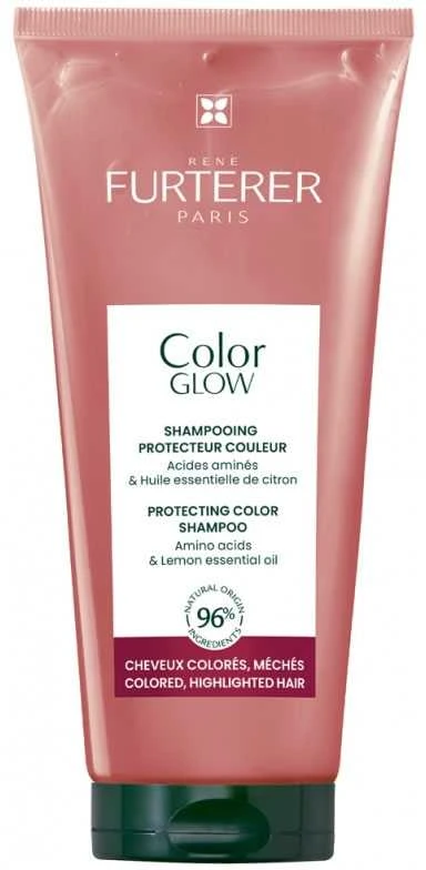 Rene Furterer Color Glow Spalvą išsaugantis Šampūnas šampūnas dažytiems ir paryškintiems plaukams, 200 ml
