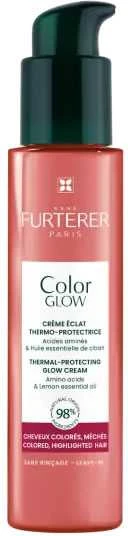 Rene Furterer Color Glow Thermal-Protecting Glow Kreminis nenuplaunamas atkuriamasis plaukų kremas, 100 ml