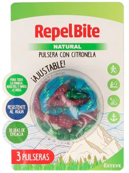 "Repel Bite Natura" apyrankė vaikams nuo uodų