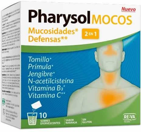 REVA Pharysol Mocos tirpios tabletės lengvinančios atsikosėjimą 10 pakelių
