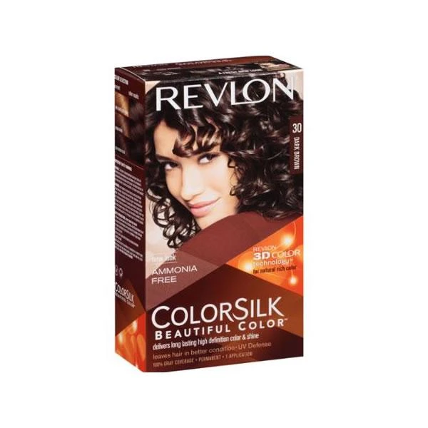 "Revlon Colorsilk" be amoniako 20 tamsiai ruda