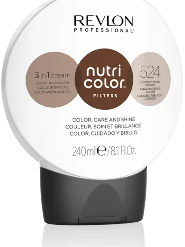 Revlon - Nutri Color Filters Toning 240ml - 524 Coopery Pearl Brown