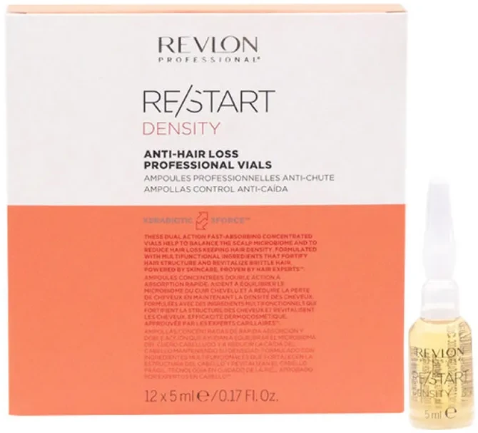 "Revlon Re-Start Density Anti Hair Loss" ampulės nuo plaukų slinkimo 12 X 5ml