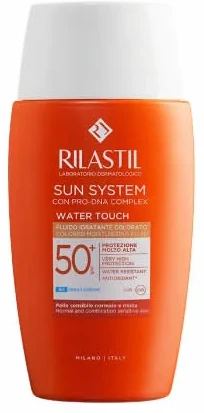 "Rilastil Sun System Vanduo Touch Colour Spf50+" veido kremas nuo saulės 50ml