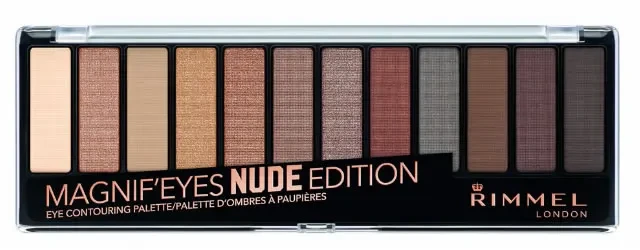 Rimmel London "Rimmel Magnif'eyes" akių kontūravimo paletė "Nude Edition 001