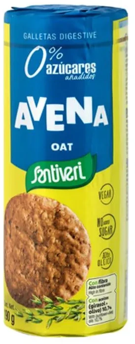 "Santiveri" avižiniai sausainiai 190g