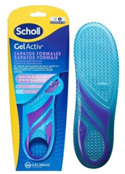 Scholl Gelactiv Formal Shoe Insoles Size L (40 - 46.5) 1 Pair