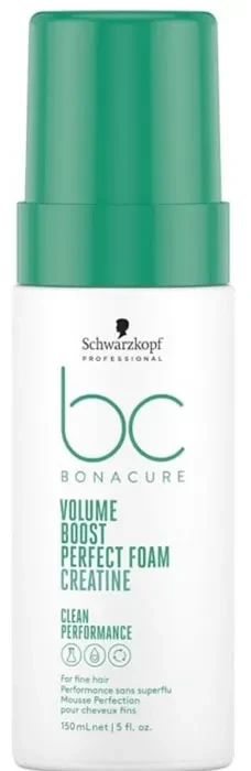 Kondicionuojančios plaukų putos Schwarzkopf Bonacure Volume Boost Perfect Foam Creatine 150ml
