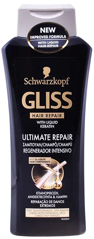 Schwarzkopf Gliss Ultimate Repair Šampūnas, 400 ml