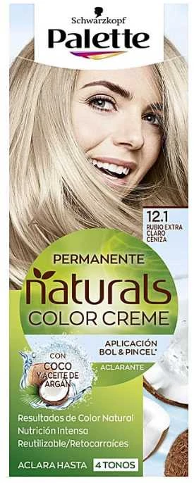 Schwarzkopf Palette Naturals Color Creme 12.1 Extra Light Ash Skirtas šviesiems plaukams