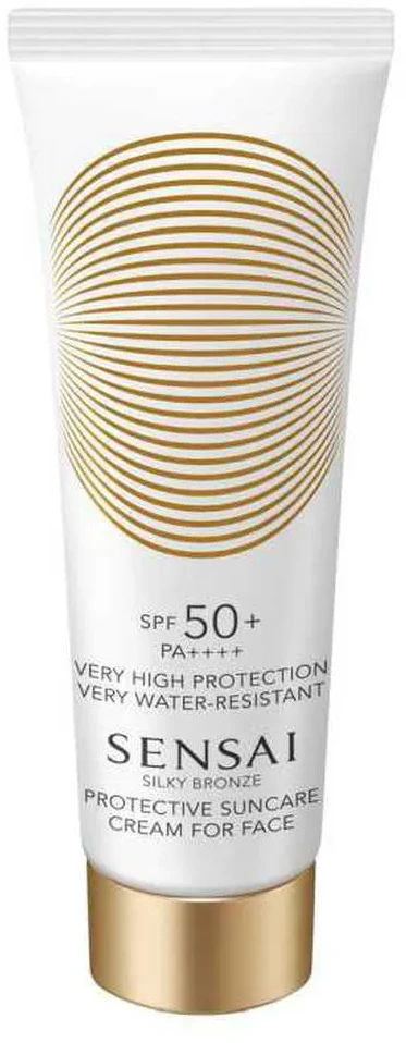 Sensai Silky Bronze Cellular Apsauginis veido kremas SPF50+, 50 ml