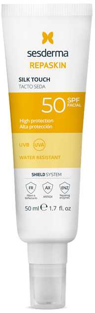 Sesderma Repaskin Silk Touch veido kremas nuo saulės su SPF50, 50 ml