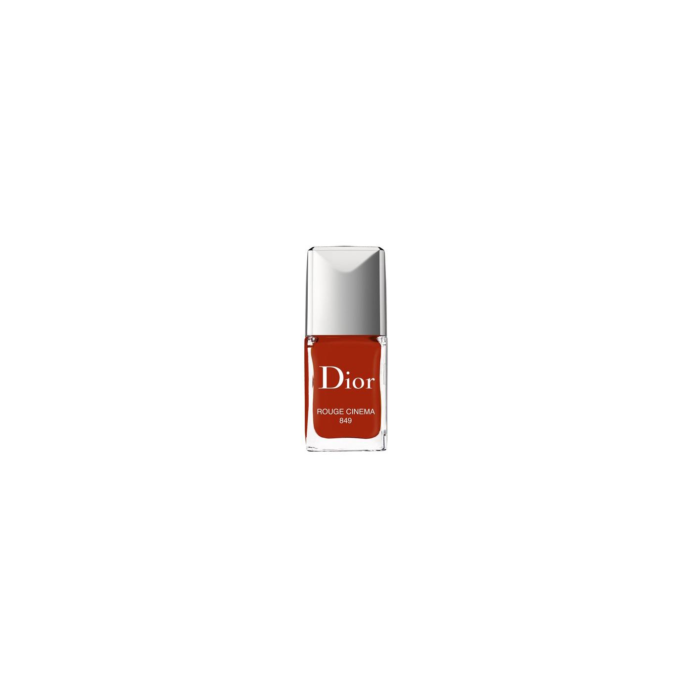 Shiseido Christian Dior Vernis Gel-Effect Nagų lakas 849 Rouge Cinema, 10 ml