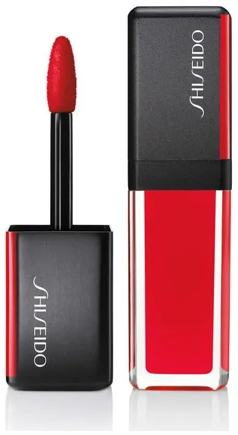 Shiseido LacquerInk Lip Shine pigmentuotas lūpų blizgis, 304 Techno Red, 6 ml