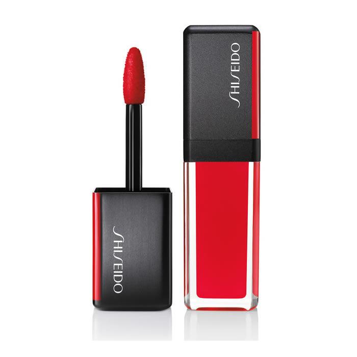 Shiseido LacquerInk Lip Shine pigmentuotas lūpų blizgis, 304 Techno Red, 6 ml aprašymas - Prekės nuotrauka