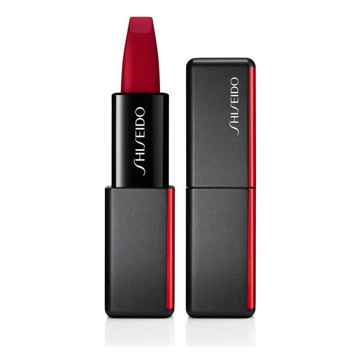 Shiseido ModernMatte Powder matiniai lūpų dažai, 4g, Spalva: 515 Mellow Drama aprašymas - Prekės nuotrauka