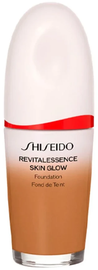 „Shiseido Revitalessence Skin Glow“ skystas makiažo pagrindas „420 SPF 30“, 30 ml