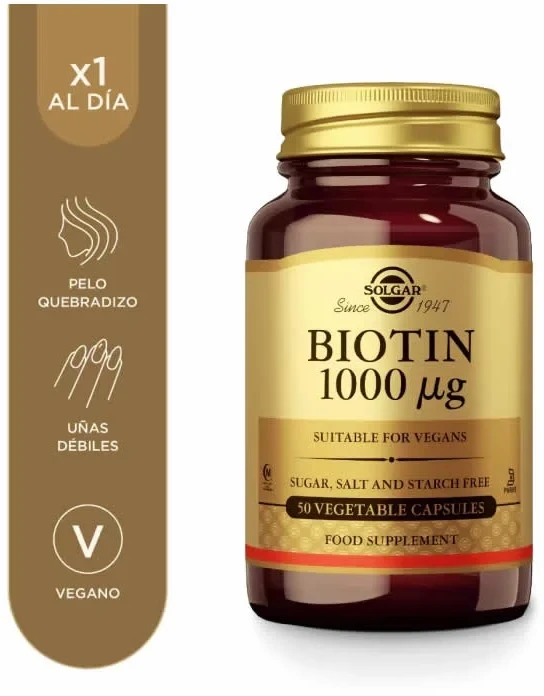 Solgar BIOTIN 1000 µg 50 tablets