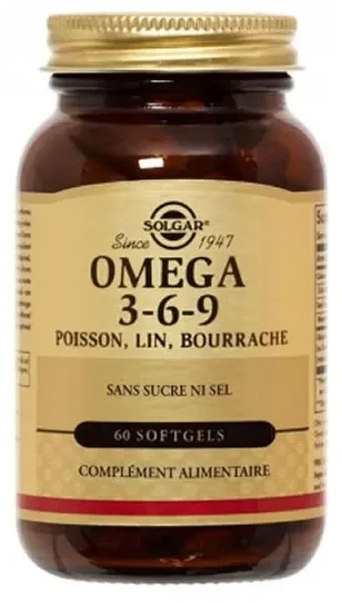 maisto papildas Solgar Omega 3-6-9 60 kapsulių