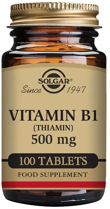 Solgar Vitamin B1 500mg 100 Kapsulių