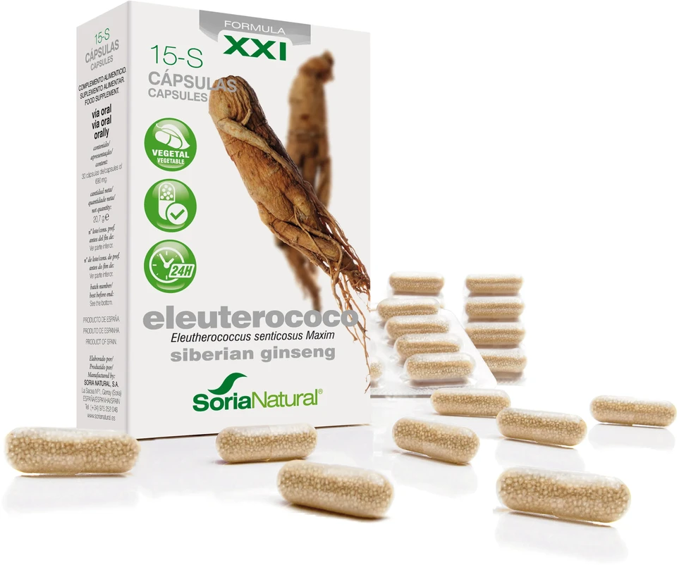 Soria 15-S Eleuterococo 690 Mg 30 Cap Liberac Prolongada