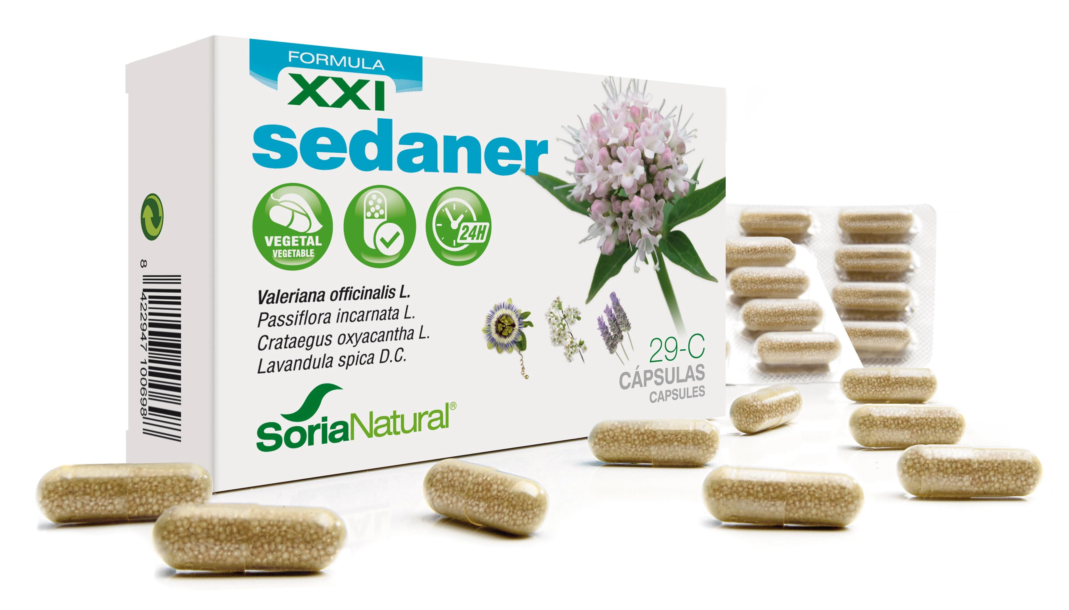 Soria 29-C Sedaner 30 kapsulių