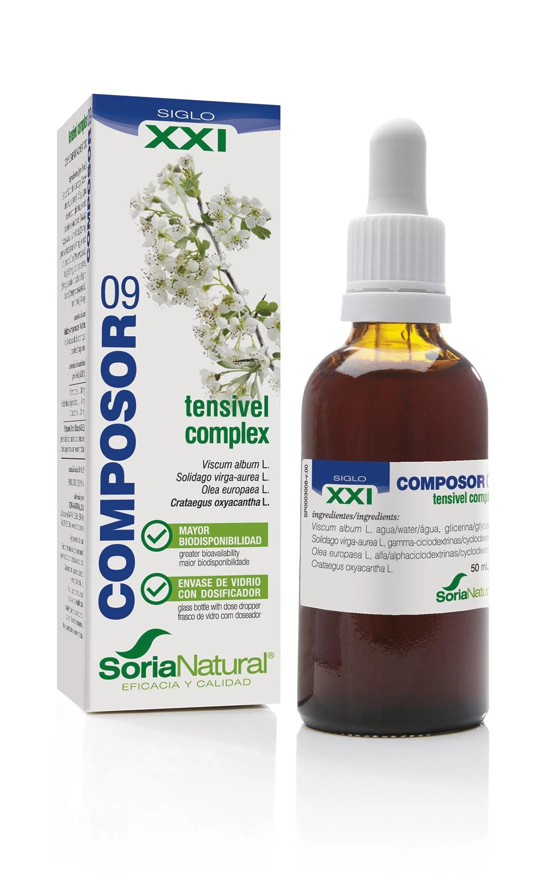 Soria Composor 9 Crataegus (paprastasis erškėtis) S Xxi 50ml