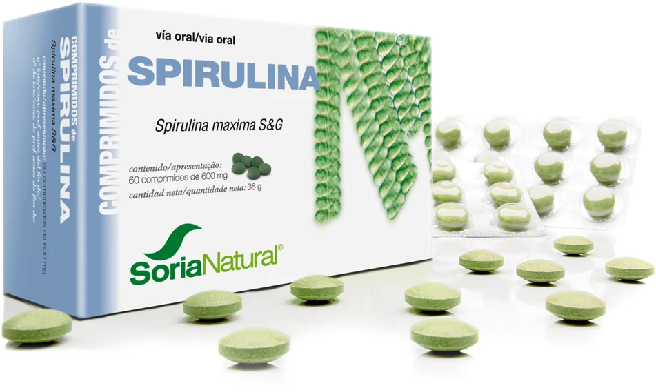 Soria Spirulina 60 vnt