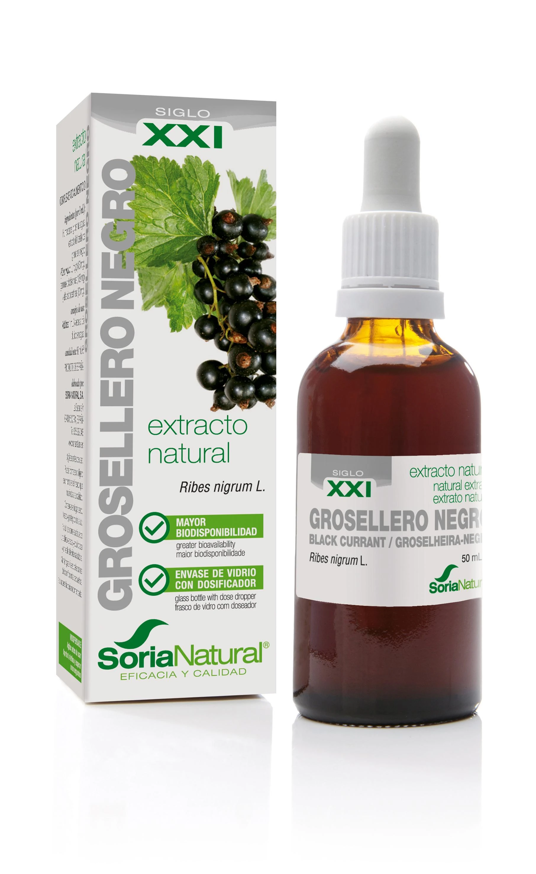 Soria Juodųjų serbentų ekstraktas S Xxi 50ml
