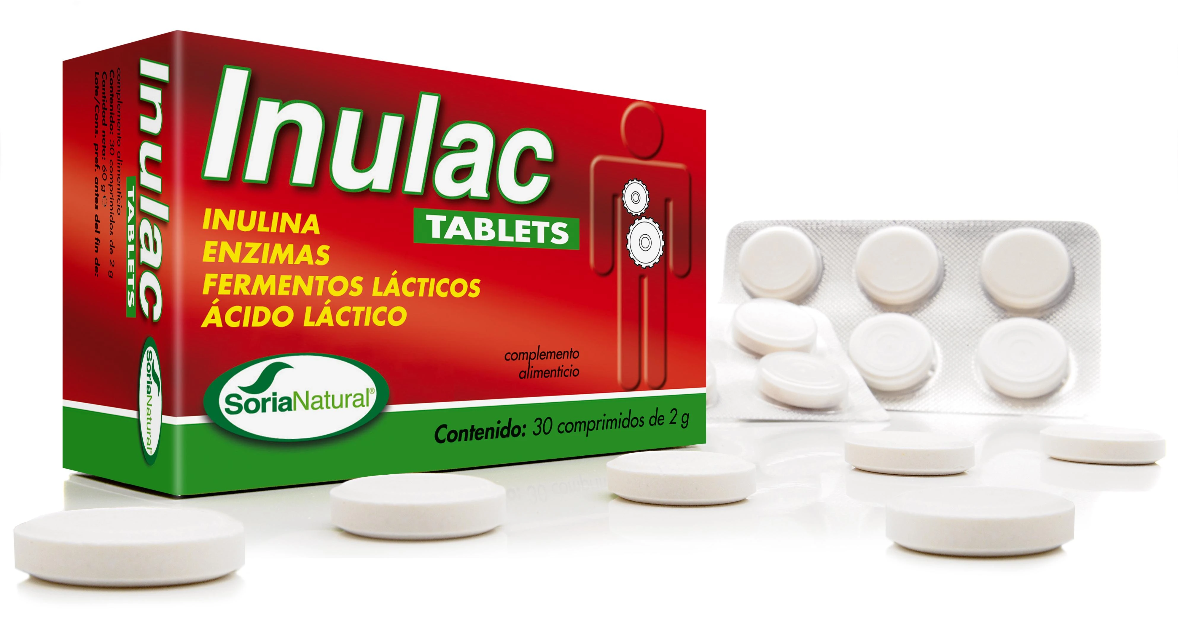 Soria Inulac Tabletas 30 tablečių