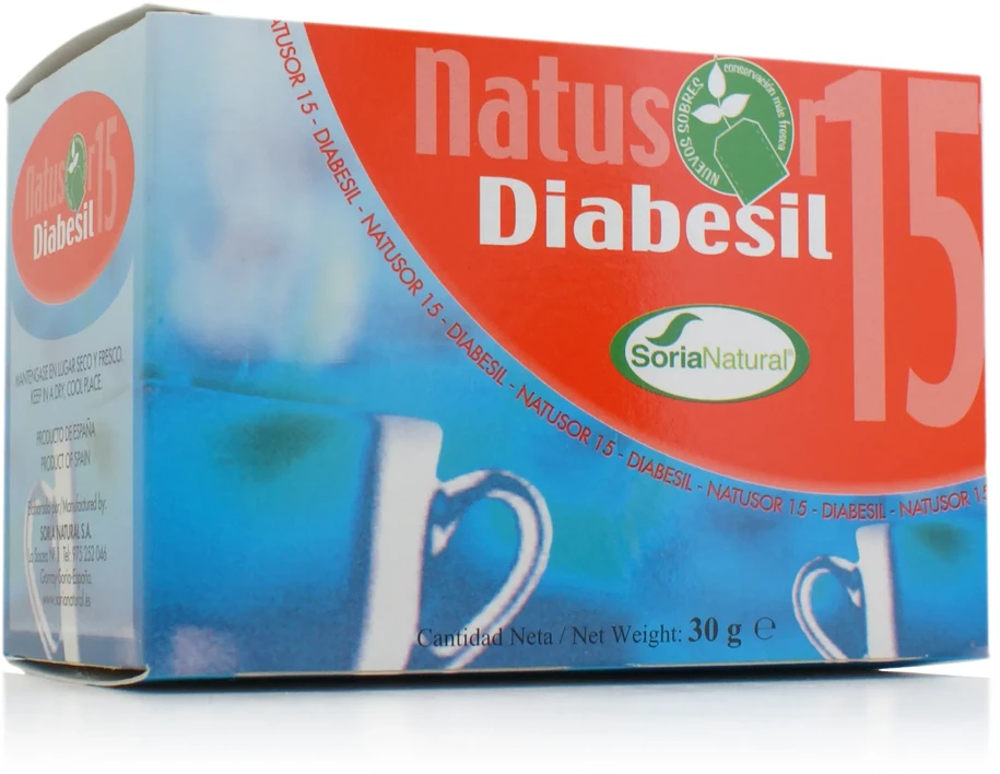 Soria Natusor 15 Diabesil 20 filtrai