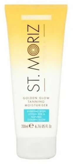 "St. Moriz Golden Glow" įdegio drėkinamasis kremas 200ml