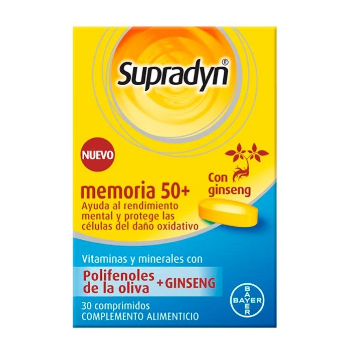 Supradyn Maisto papildas 50+ 30 Tablečių